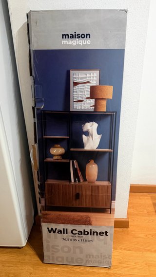 Estantería diseño madera y metal