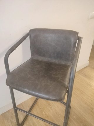 Taburete Tribe marrón oscuro 79 cm