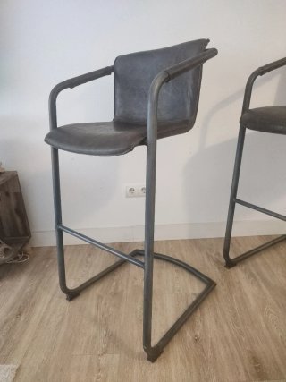 Taburete Tribe marrón oscuro 79 cm