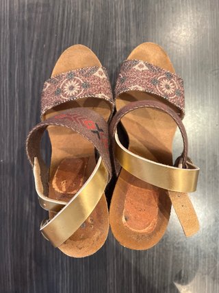 Sandalias Desigual Mujer Marrón Multicolor