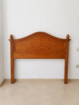 Conjunto dormitorio madera 4 piezas