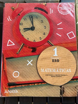 Libro de texto 1°ESO IES Alejandria TORDESILLAS