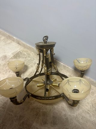 Lámpara de techo clásica 5 luces vintage