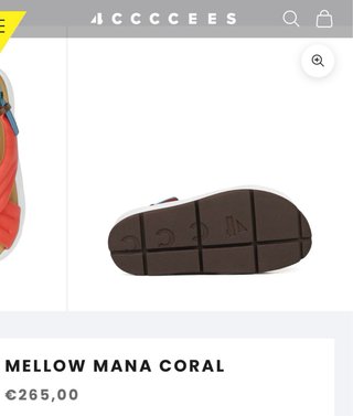 Sandalias 4CCCCEES Coral Talla 37