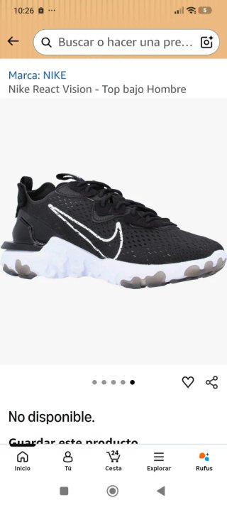 Zapatillas Nike React Vision 44