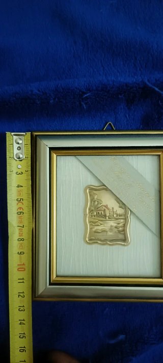Quadretto Decorativo Oro Argento