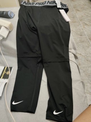 Mallas Nike Pro Hombre Talla XL Negras