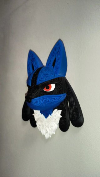 Decoración Pared Lucario 3D