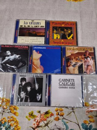 Lote 7 CDs Música Española Años 80