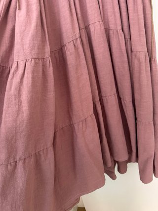 Vestido BO-STAR rosa empolvado