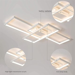 Lámpara LED Techo Rectangular Regulable