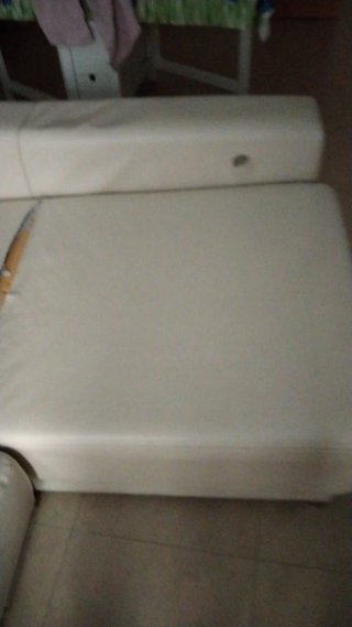 Sofá modular beige piel
