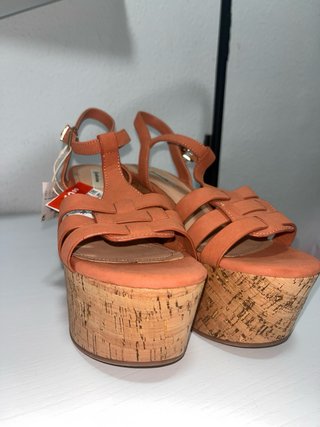 Tacones Stradivarius Naranja