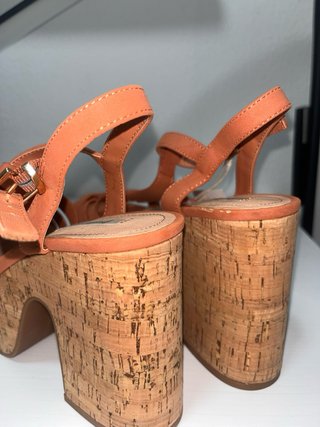 Tacones Stradivarius Naranja