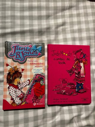 Libros juveniles June B Jones y Judy Moody