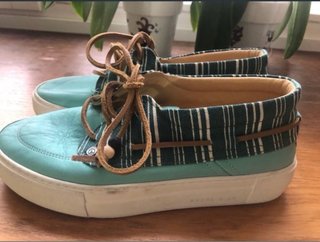 Botines Dolfie Turquesa Talla 39