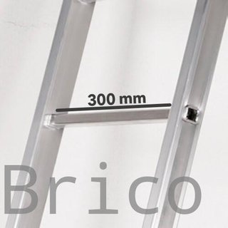 Escalera Aluminio Elite 2x14 - 4+4 M - 80-80x30mm