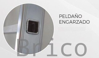 Escalera Aluminio Elite 2x14 - 4+4 M - 80-80x30mm