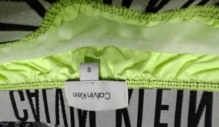 Bañador Calvin Klein verde fosfo.Talla S. Nuevo.
