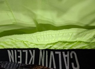 Bañador Calvin Klein verde fosfo.Talla S. Nuevo.