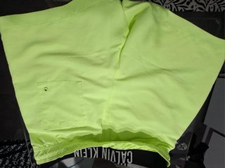 Bañador Calvin Klein verde fosfo.Talla S. Nuevo.