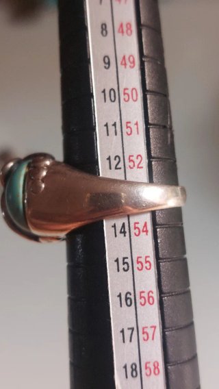 Anillo Vintage Plata y Turquesa
