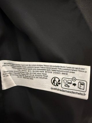 Cazadora niña efecto piel talla 92