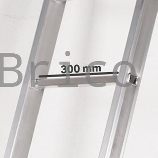 Escalera Aluminio Elite 2x14 - 4+4 M - 80-80x30mm