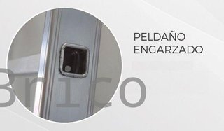 Escalera Aluminio Elite 2x14 - 4+4 M - 80-80x30mm