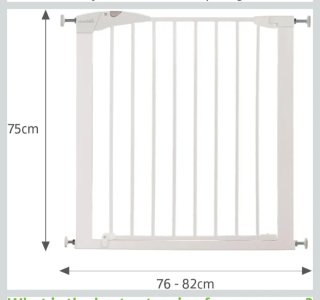 Munchkin MAXI-SECURE Puerta de seguridad 76-82 cm