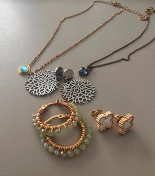 Conjunto de Joyas Oro y Plata
