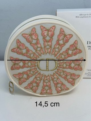 Conjunto Dior neceser mariposas y productos