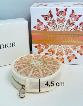 Conjunto Dior neceser mariposas y productos