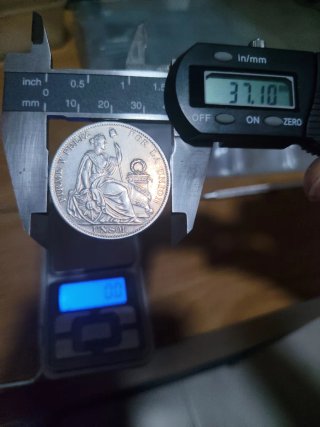 Moneda 1 Sol República Peruana 1916 Plata