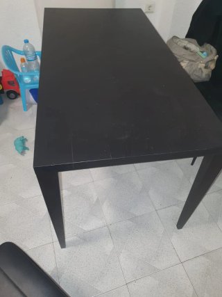 Sofá gris de tela
