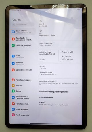 Tablet Xiaomi Pad 5. 128 GB+6 GB RAM