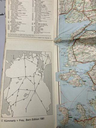 Mapa Turquia Carretera Kümmerly+Frey 1:1000000