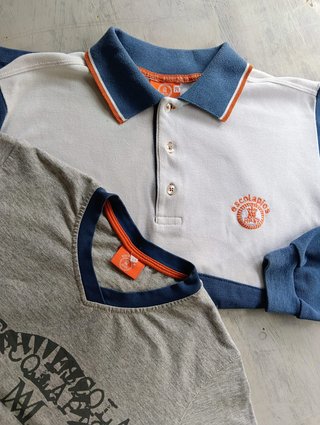 Lote Polo Manga Larga y Camiseta Manga Corta ESCOL