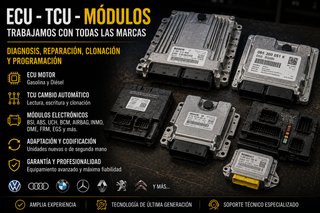 Reparación de Airbag, ECU, TCU, clonaciones, ...