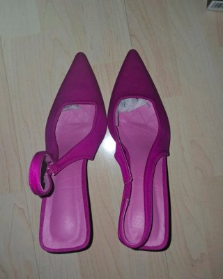 Tacones rosa fucsia