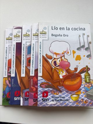 Lote libros “La pandilla de la ardilla” Sm