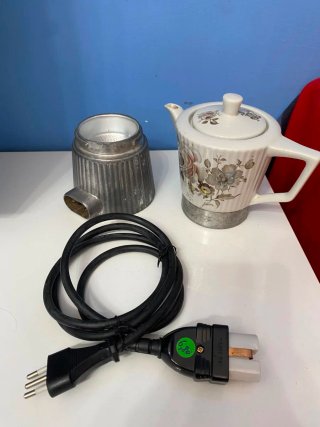 Caffettiera Girmi anni '60 floreale
