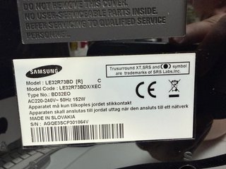 TV Samsung 32” LCD HD Ready + Mando