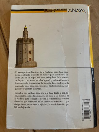 Libro lectura Asi vivieron en al-Andalus