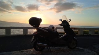 Honda Pantheon 125cc Scooter Negra