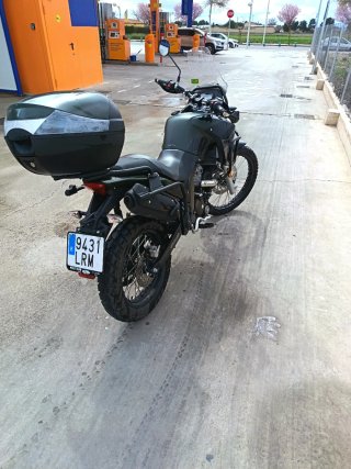 Moto 125cc Adventure/Off-Road Negra/Verde