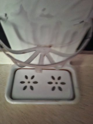 Jabonera Ib Laursen Esmaltada Blanca