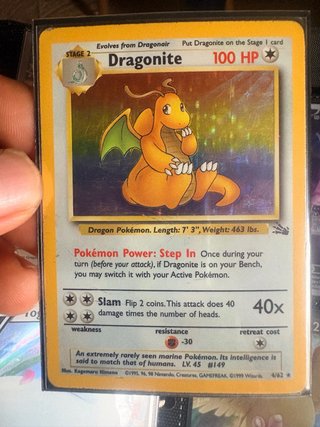 Carta Pokémon Dragonite Stage 2 100 HP