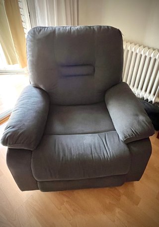 Sillón reclinable BERGEN Tela Gris. Marca Beliani
