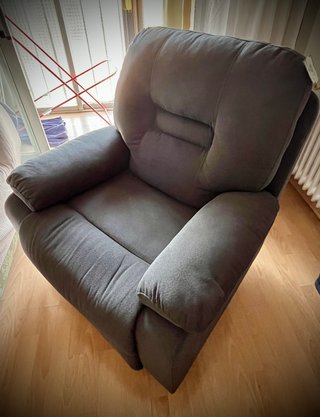 Sillón reclinable BERGEN Tela Gris. Marca Beliani